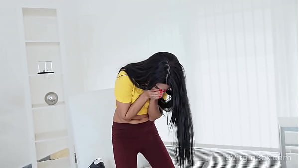 18 Virgin Sex Cutie seduces cameraman into a fuck