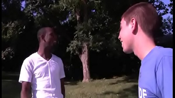White Sexy Teen Gay Boy Enjoy Big Black Cock Deep In His Tight Ass 