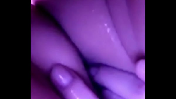 Horny girl teasing tiny tits with fingers
