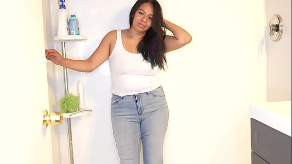 Play MP4 - Latina Wets Pants&comma; Panties&comma; Strips and Showers