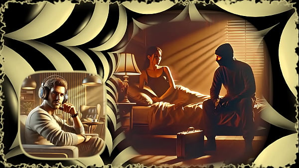 The Burglar, The Hotwife, And Her Submissive Husband thumbnail