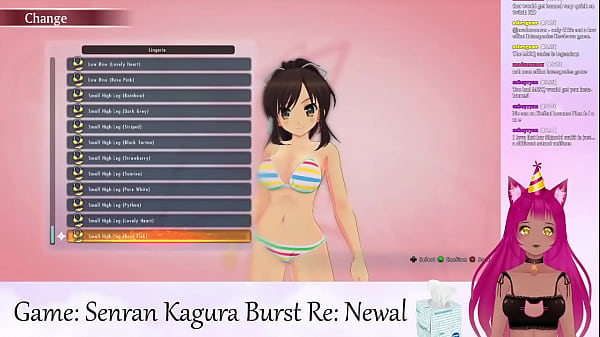 VTuber LewdNeko Plays SenranKagura_Burst Part 1