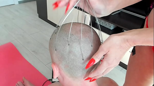 Old lady massages with nails taboo fetish