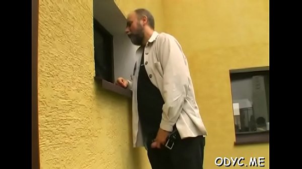 Chick gets down on all fours 