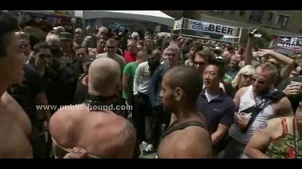 Gay boy learned how to fuck in gangbang 