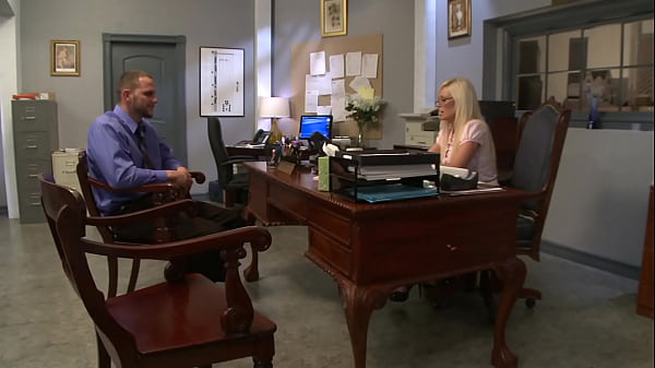 Nonton Angelina Ash Gets Cum On Her Ass After Banging Her Coworker Against A Desk thumbnail