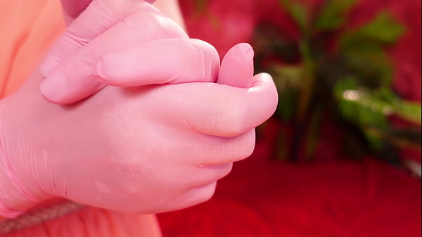 Asmr hot video nitrile gloves fetish clip sfw 