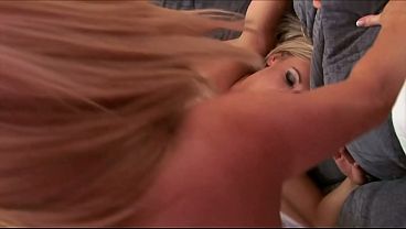Two Blonde Sluts Fucked By A Male thumbnail