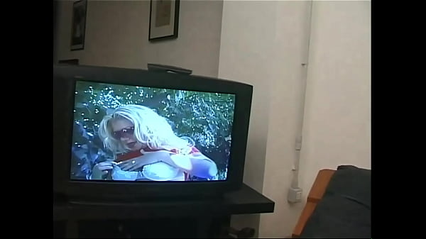 This black girl masturbates with a fake cock while watching porn then gets fucked by a real one 