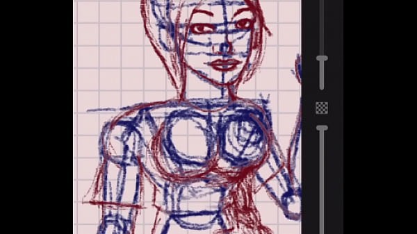 Desenhar uma mulher asi&aacute;tica exuberante 