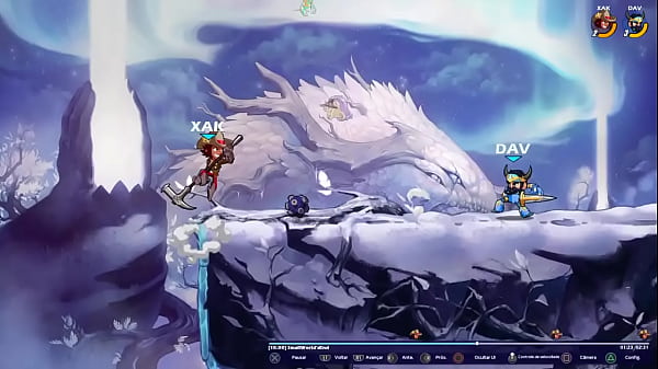 Viking barbudo com rola de martelo acabando com cowboy de la&ccedil;o 