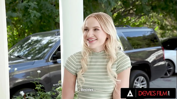 Cute Blonde Babysitter Gets Banged By Her Boss 