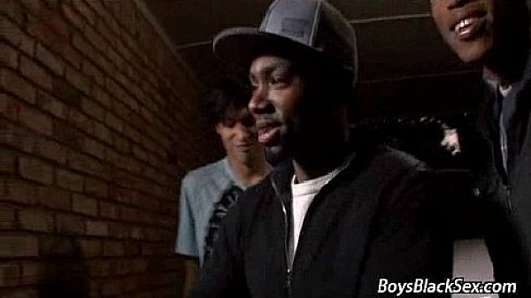 Blacks On Boys - Interracial Hardcore Gay Porn Movie 14 
