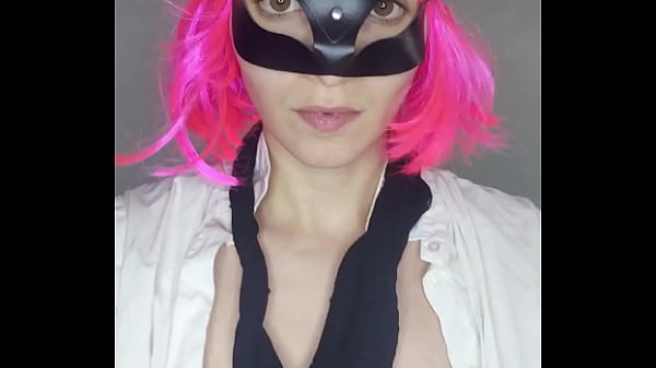 Nonton Be Seduced By My Tits As I Masturbate With My Kitty Mask thumbnail