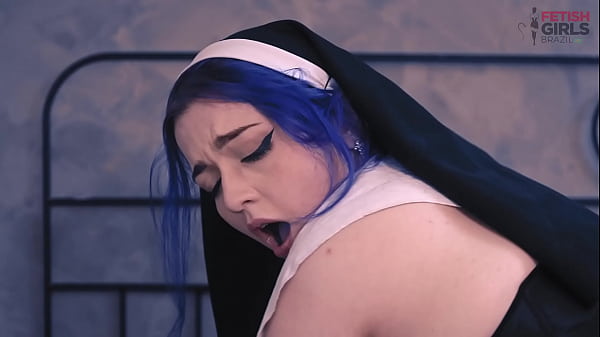 Play MP4 - Nun Madalena Taking a Nice Cumshot Inside Her Ass&comma; Very Naughty She Puts the Cum Out While the Priest Watches&period;