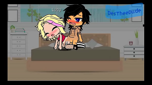 Big dick dude fucks slutty girl Gacha club 