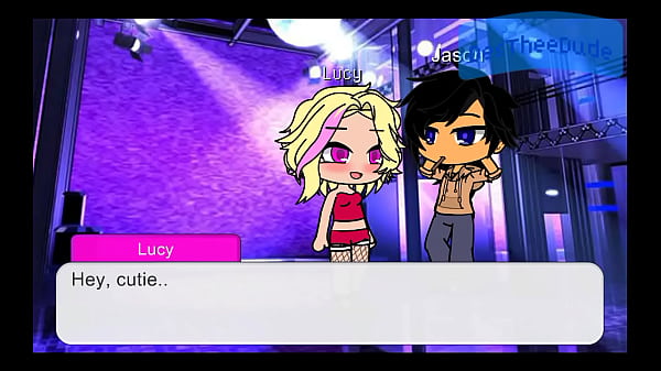 Big dick dude fucks slutty girl gacha club 