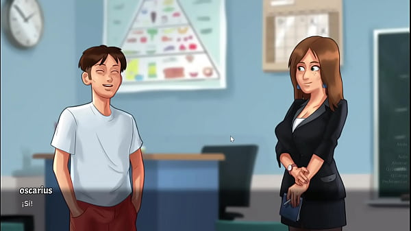 Play MP4 - hermanastra jugando con las tetas de su nueva amiga - summertime saga