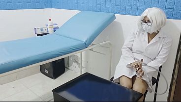 A Mature Nurse Has Sex With An Inexperienced And Shy Patient. He Only Wanted Medical Attention But Ended Up Having Sex With The Older Nurse In The Doctor's Office. thumbnail