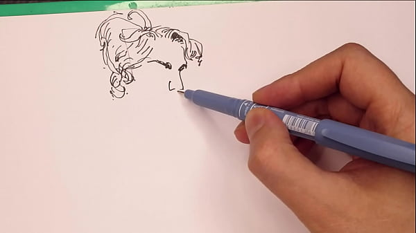Play MP4 - porn artist at work &comma; drawing sexy girls &comma; sketching fast