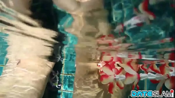 Real sex underwater fucking horny_identical twin_in swimming pool