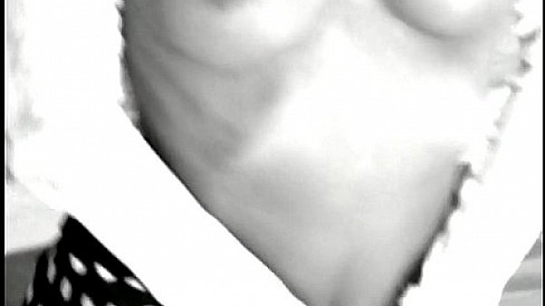 Tall slim bikini chick with big titties dances 