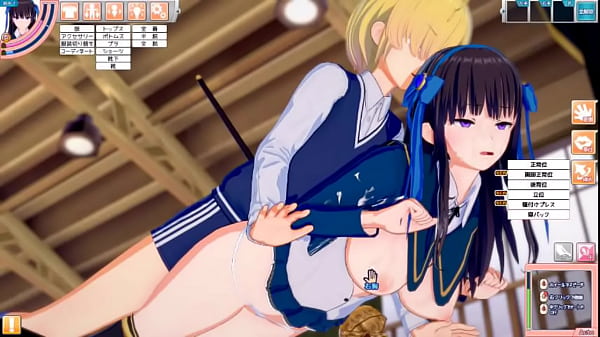 Play MP4 - 【エロゲーコイカツ！】 素直クール黒髪ロング爆乳JK&lpar;オリキャラ&rpar;がおっぱい揉みまくられる３DCGエロアニメ動画