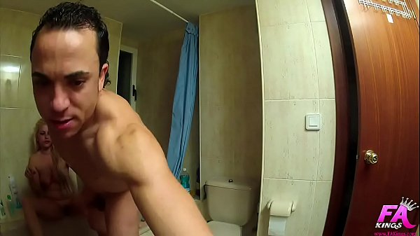 Hidden camera in our chalet toilets after the party they're even whorer ;