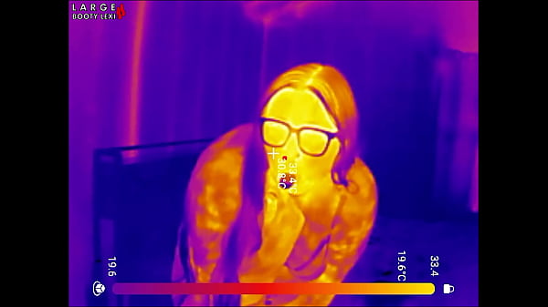 First time locked in chastity belt thick bbw ass fingered deep then stuffed with 2 huge butt plugs thermal pov 4k landscape 