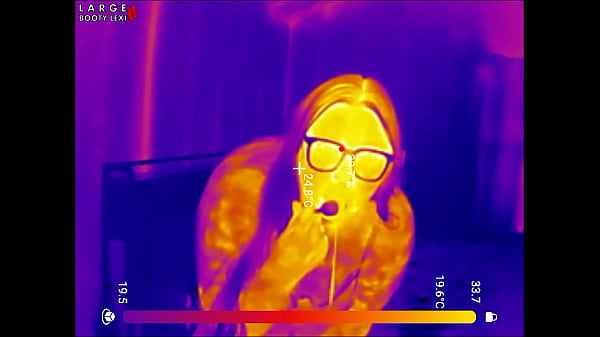 First time locked in chastity belt thick bbw ass fingered deep then stuffed with 2 huge butt plugs thermal pov 4k landscape 