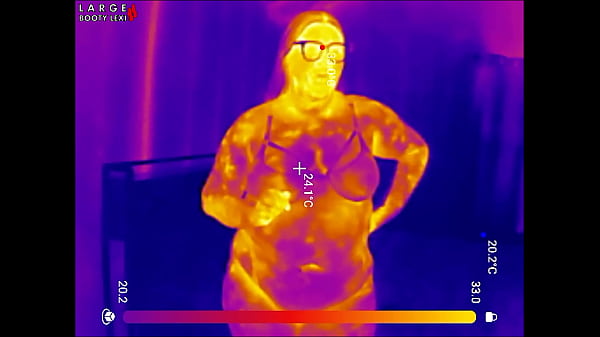 First time locked in chastity belt thick bbw ass fingered deep then stuffed with 2 huge butt plugs thermal pov 4k landscape