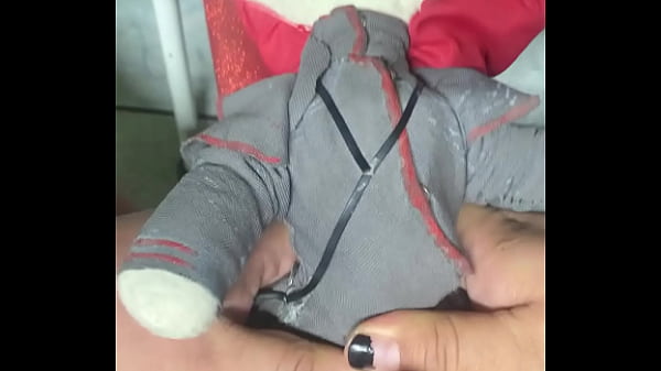 Doing it to my kasane teto plushie pt4