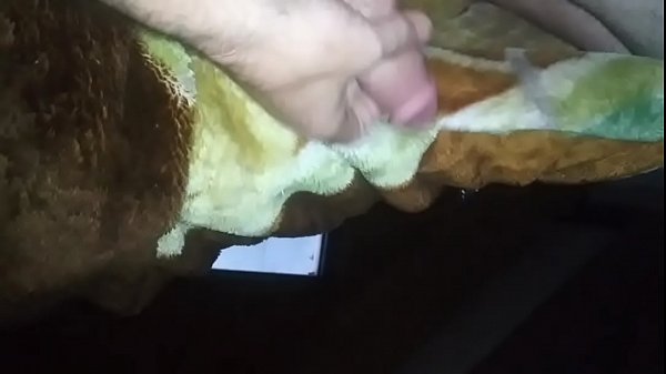 Husband playing with_his big_cock