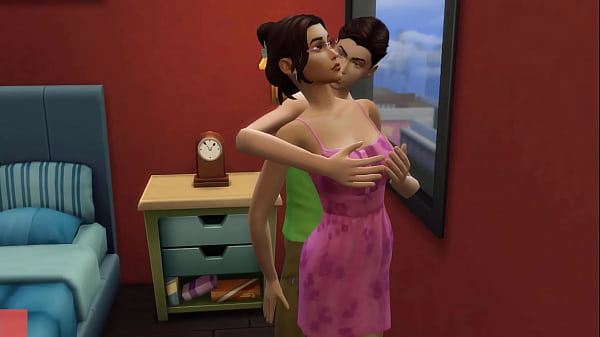 Play MP4 - Step-Mom catches her Step-son masturbating in front of the computer and helps her stepson have sex for the first time