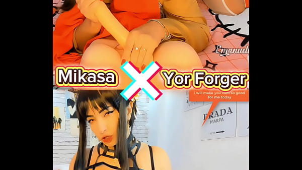 Yor forger x mikasa cosplay which one is the naughtiest one in your opinion 