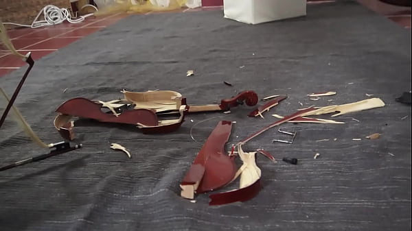 But Carla Is Merciless And Crushes The Ridiculously Expensive In With Her Destroyer Shoes Until It Lies In Countless Pieces In A Heap Of Broken Wood In Front Of Him. thumbnail