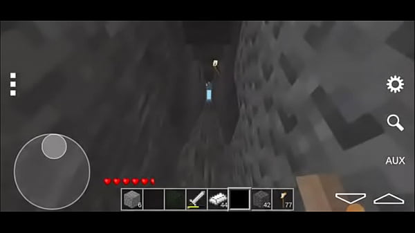 Mostrando o tamanho do meu buraco no minetest