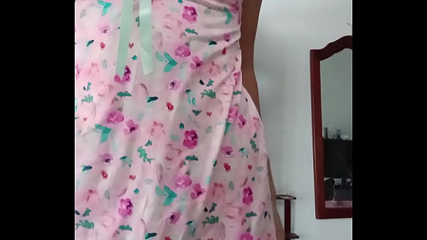 Model my sexy pink pajamas innocent colleague 