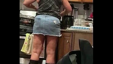 Beautiful blonde wife makes boring sexy .