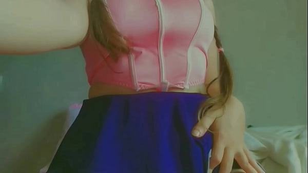 horny and naughty student ahegao face hot babe with pig tails 