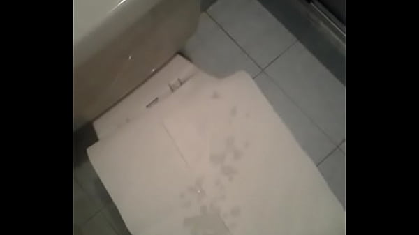 Cum in the bathroom 