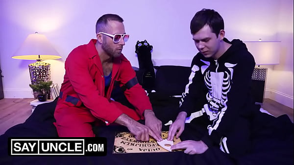 &ldquo;Ouija Fuck My Ass?&rdquo; StepDaddy Comforts Scared StepSon 