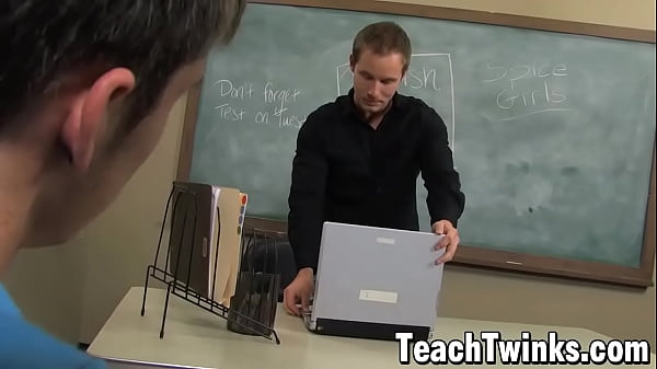 Teacher ass breeds cute student twink 