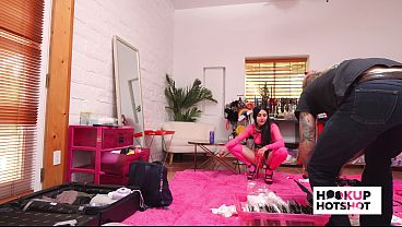 Bts - Kaitlyn Katsaros Shows Off Her Curves In A Tight Sexy Outfit thumbnail