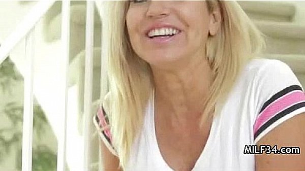 Horny milf can't wait to fuck hubby