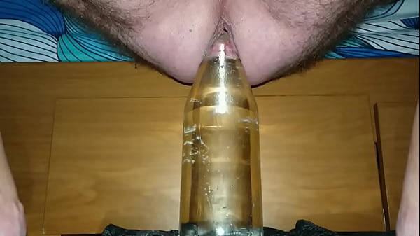 I Jerk Off while riding a Bottle in my Ass until I Cum. 