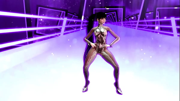 Flirtly stripper eve shows off her body in a tight suit after completing game 