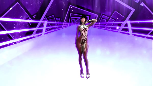 Flirtly stripper eve shows off her body in a tight suit after completing game