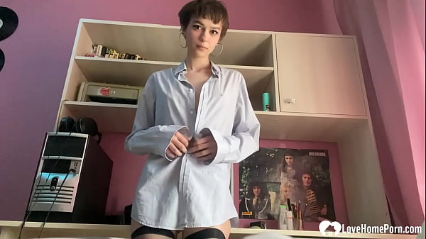 Play MP4 - Stockings make every solo session much better