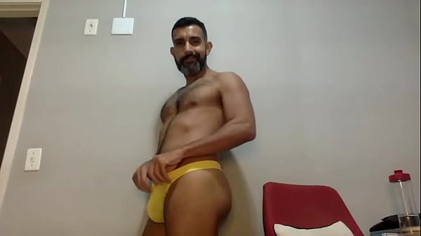 Danielshowsoff - Live 1 - Showing my Thong Collection and making a new Loincloth, Fundoshi, Langot 